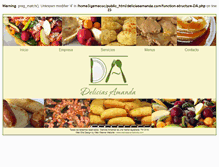 Tablet Screenshot of deliciasamanda.com